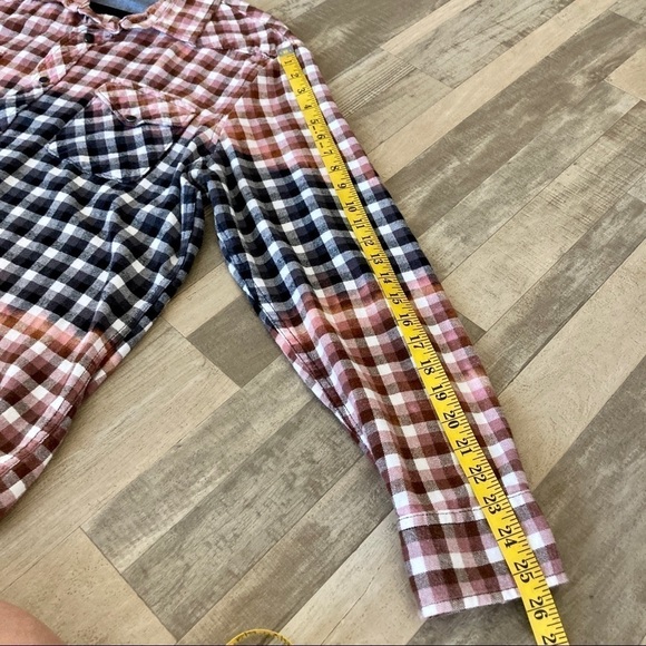 VINTAGE Sears Roebuck & Co Plaid Button Down Shirt - Picture 8 of 10